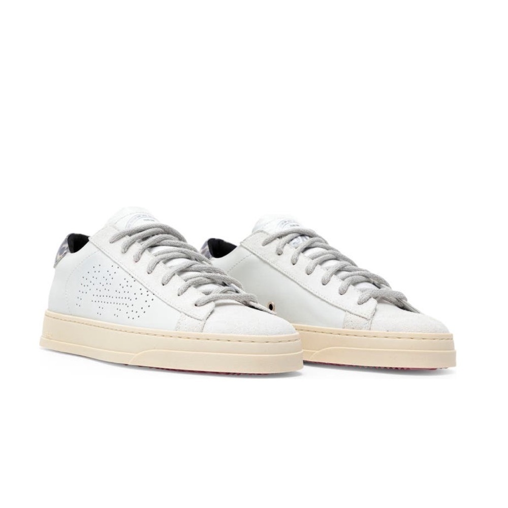 NEW P448 Jack Sneaker In White Turtle Size 37 EU 7 US